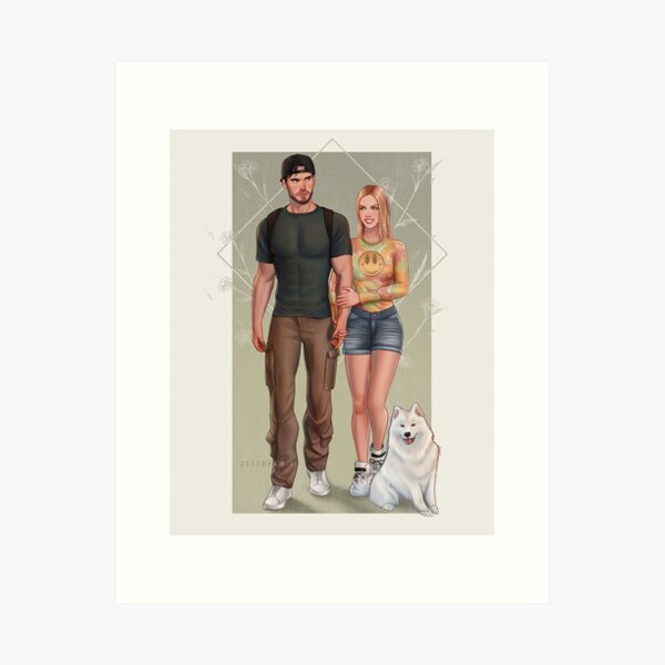 Item preview, Ryke and Daisy. designed and sold by jessketchs.