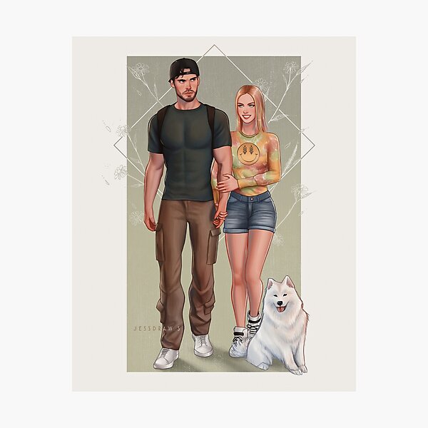 Item preview, Ryke and Daisy. designed and sold by jessketchs.