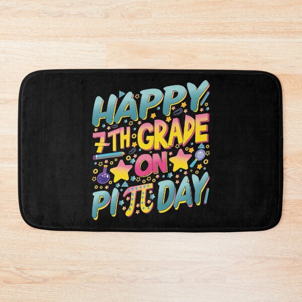 Item preview, Happy 7th Seventh Grade On Pi Day 3.14 Math Lovers Teachers and Kids Gifts designed and sold by YAHIA-14.