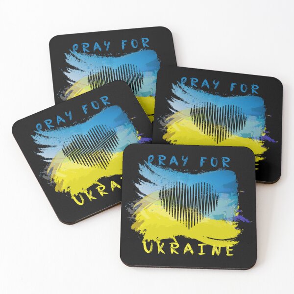Item preview, Pray for Ukraine - Flag in Grunge Paint Style designed and sold by Store-Designify.