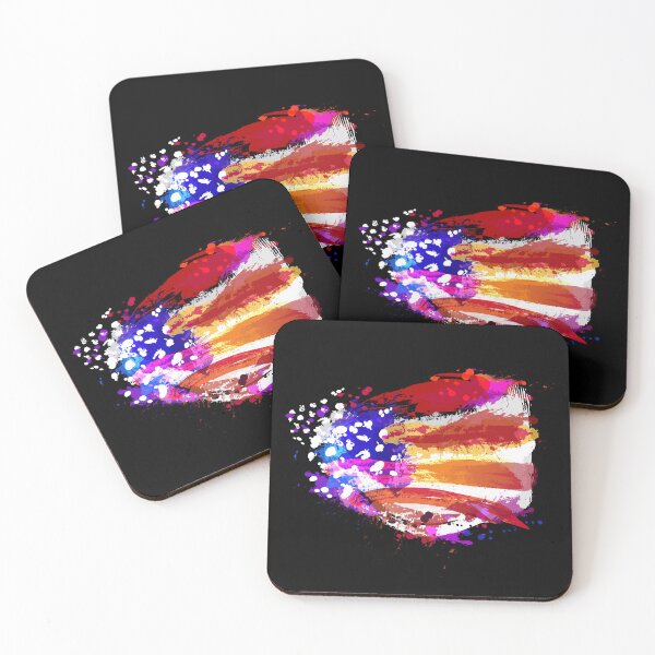 Item preview,  USA Flag in Grunge Paint Style designed and sold by Store-Designify.