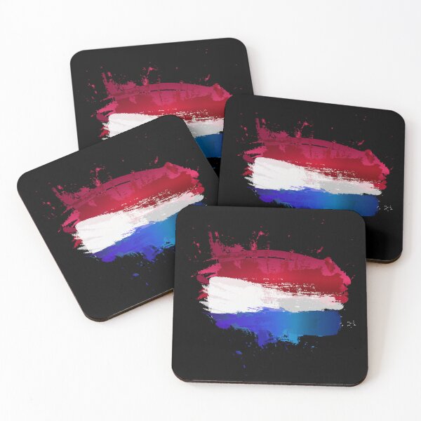 Item preview, Netherlands Flag in Grunge Paint Style designed and sold by Store-Designify.