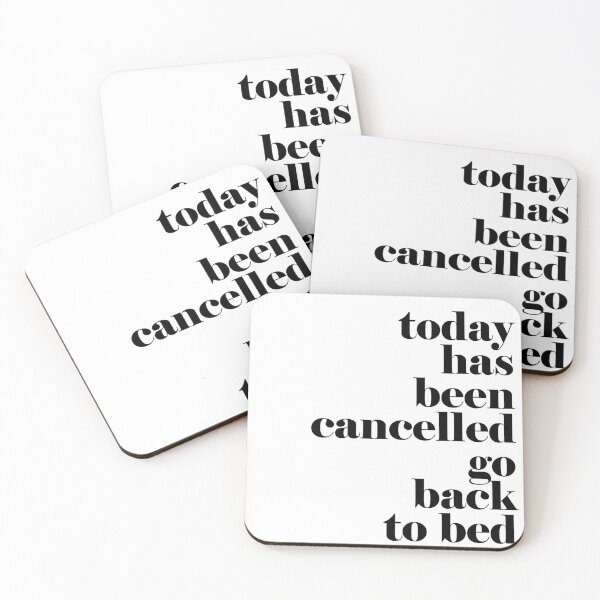 Item preview, Today has been cancelled go back to bed designed and sold by adiosmillet.