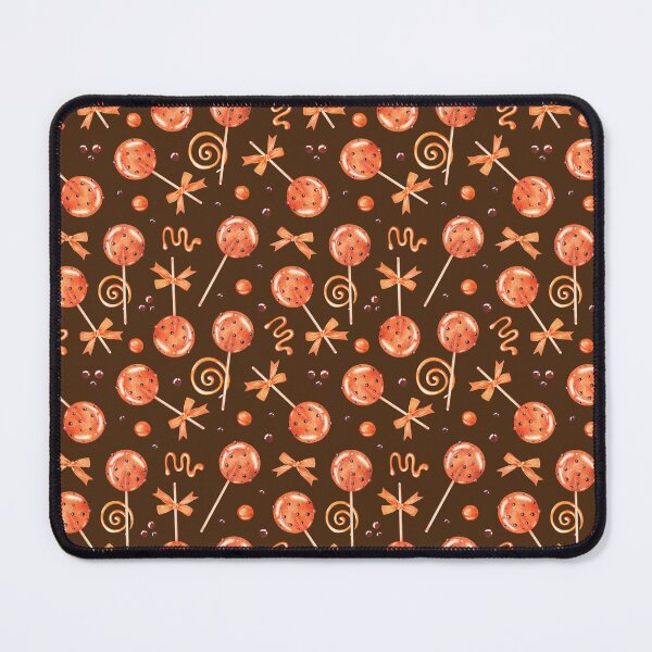 Item preview, Caramel lollipops pattern hand-drawn with watercolor paints. designed and sold by Trilisti.