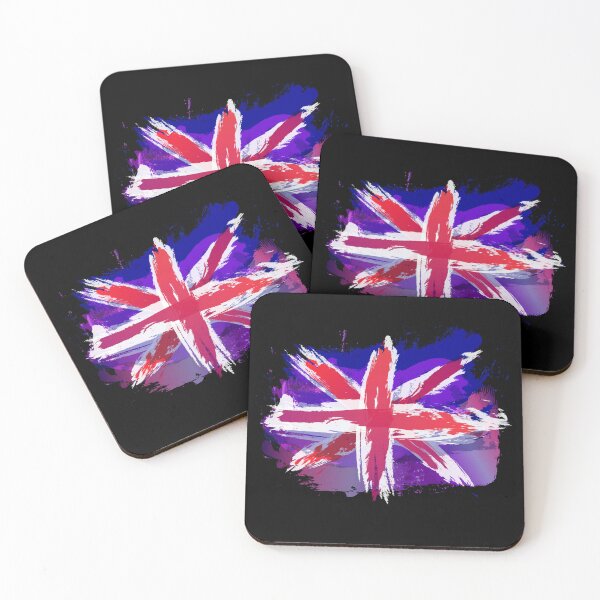 Item preview, UK Flag in Grunge Paint Style designed and sold by Store-Designify.