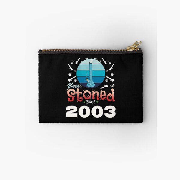 Item preview, Been stoned since 2003 (Blue retro vintage sunset with bong) designed and sold by YomeHayin.
