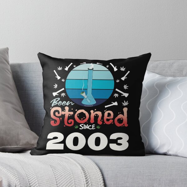 Item preview, Been stoned since 2003 (Blue retro vintage sunset with bong) designed and sold by YomeHayin.
