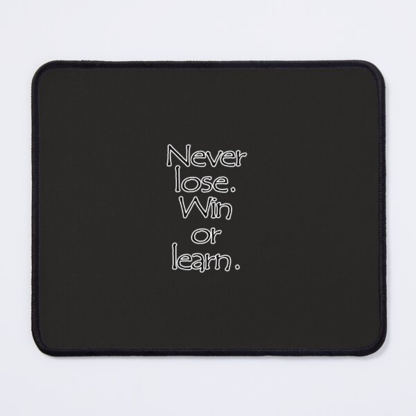 Item preview, Never lose. Win or learn. Sticker designed and sold by NicoleThi.