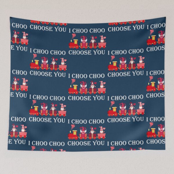 Item preview, Gnomes I Choo Choo Choose You Valentines Day Train   designed and sold by Keatonscroggin.