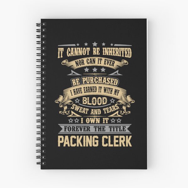 Item preview, Packing Clerk T Shirt - Forever The Title Job Gift Item Tee designed and sold by celiagomez456.