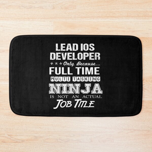 Item preview, Lead Ios Developer T Shirt - Ninja Job Gift Item Tee designed and sold by ritterdick.