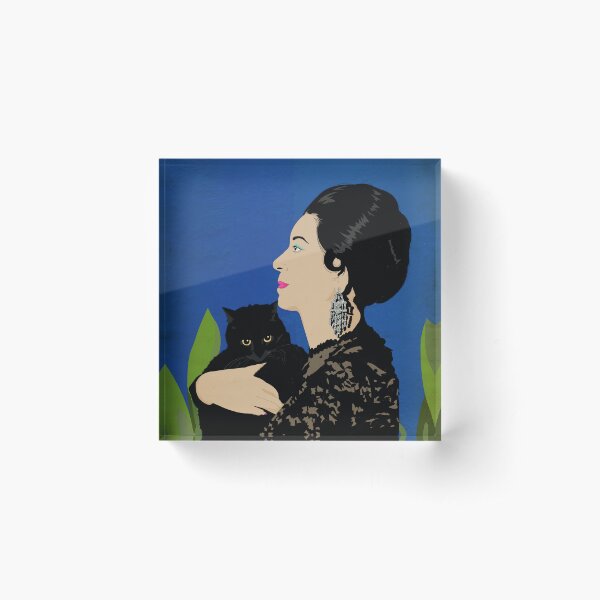 Umm Kulthum's Cat Acrylic Block