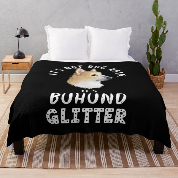 Item preview, It's not dog hair it's NORWEGIAN BUHUND glitter funny dog quote designed and sold by theshirtinator.