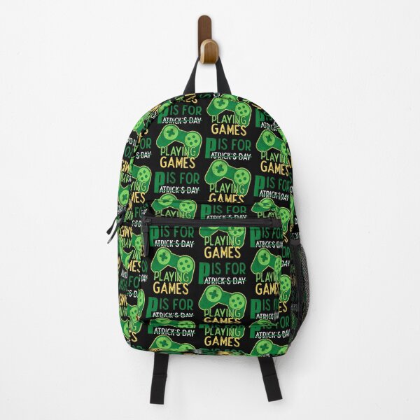Item preview, P is for Playing Videogames, St Patricks Day Gaming, Funny Gaming Quotes designed and sold by FNStuff.