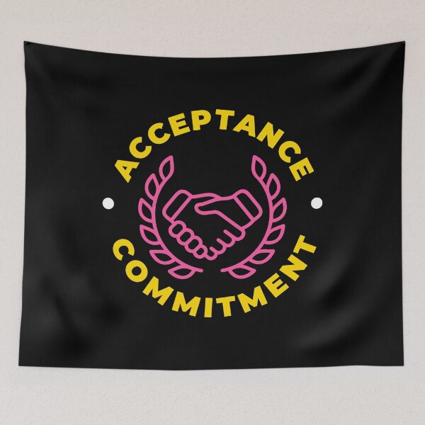 Item preview, Acceptance And Commitment - Mental Health Awareness | Mental Health Quotes designed and sold by Delandor.