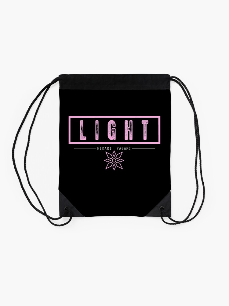 Digimon Logo White Lightweight Drawstring Bags Backpack Size