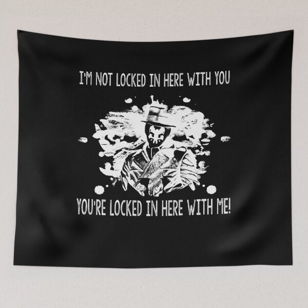 Item preview, I'm not locked in here with you art black vintage designed and sold by CarissaSamuel6.