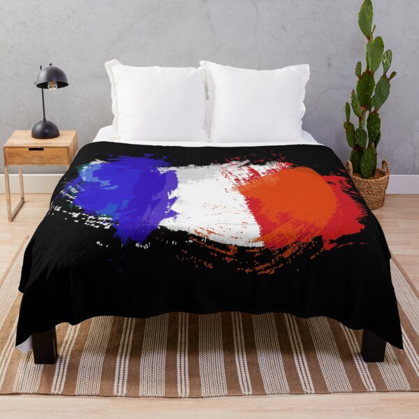 Item preview, France Flag in Grunge Paint Style designed and sold by Store-Designify.