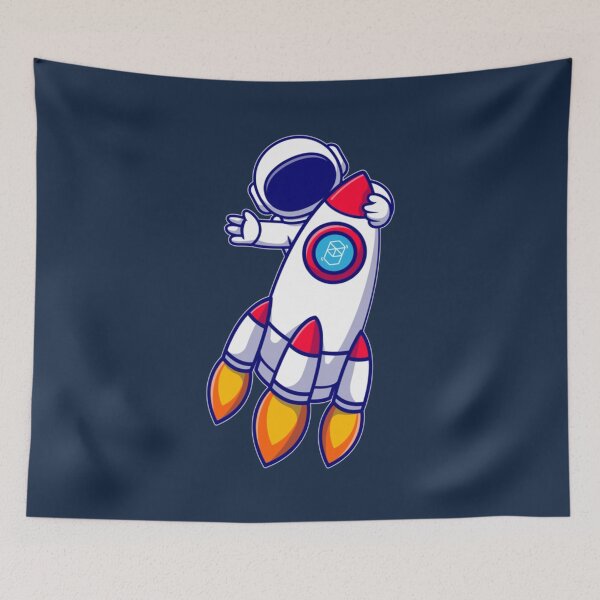 Item preview, Funny Rocket Fantom Altcoin FTM Cryptocurrency  FTM To The Moon designed and sold by NamamiTamaha.