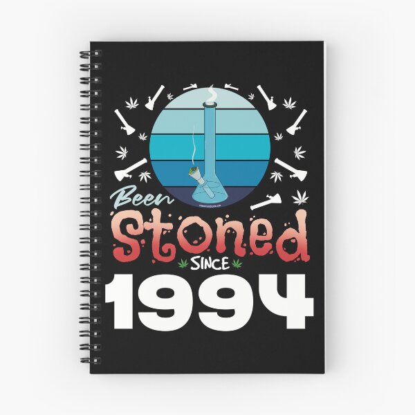 Item preview, Been stoned since 1994 (Blue retro vintage sunset with bong) designed and sold by YomeHayin.