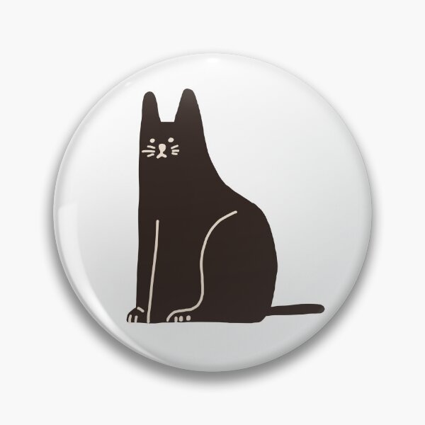 Item preview, Black cat animal doodle designed and sold by sirineab.