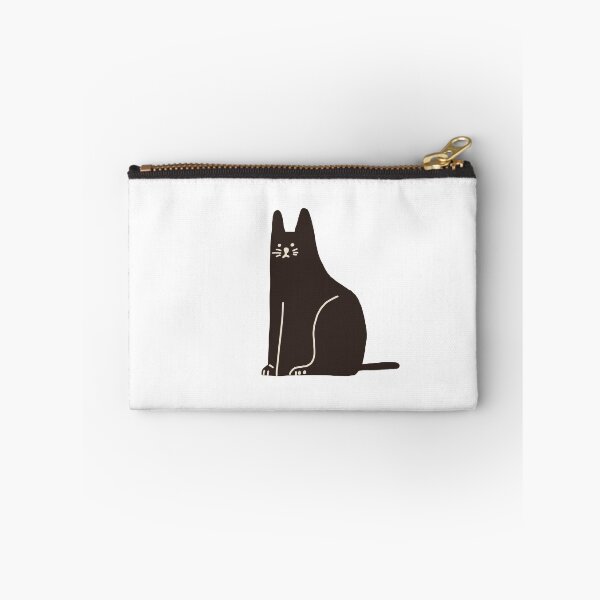 Item preview, Black cat animal doodle designed and sold by sirineab.