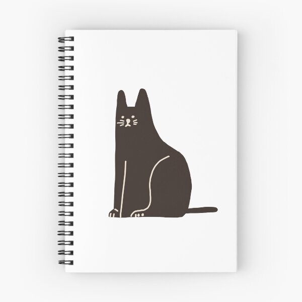 Item preview, Black cat animal doodle designed and sold by sirineab.