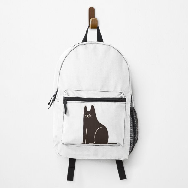 Item preview, Black cat animal doodle designed and sold by sirineab.