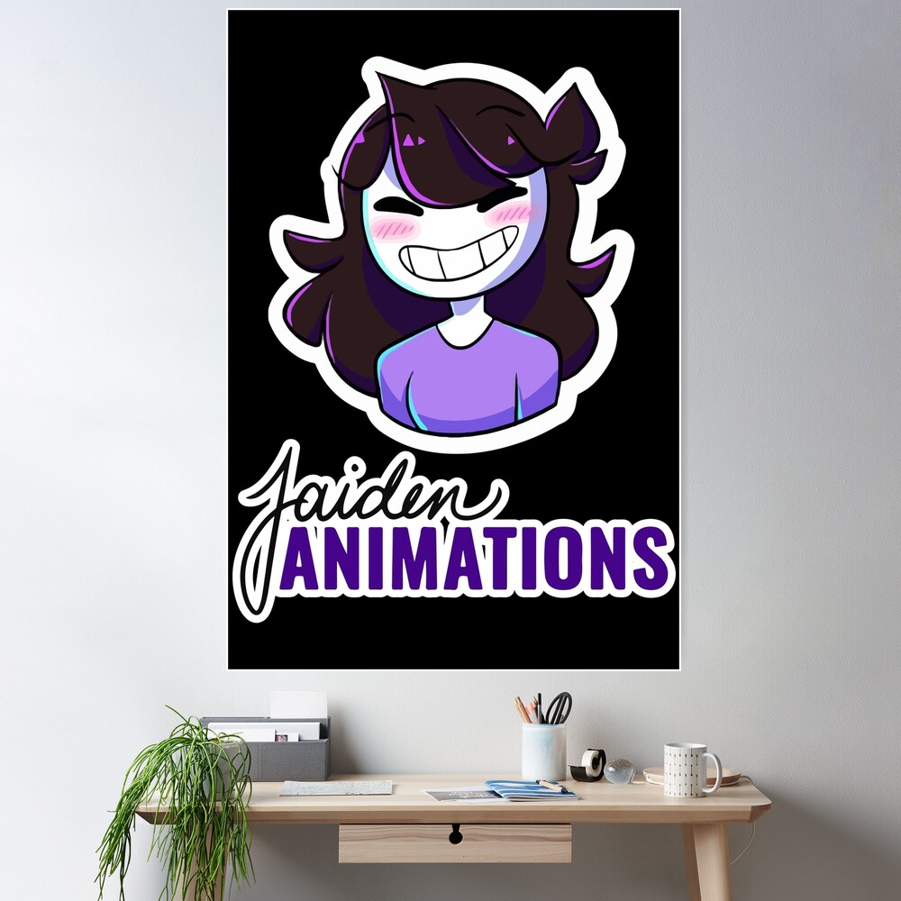 Jaiden Animations Merch Poster Art Wall Poster Sticky Poster Gift