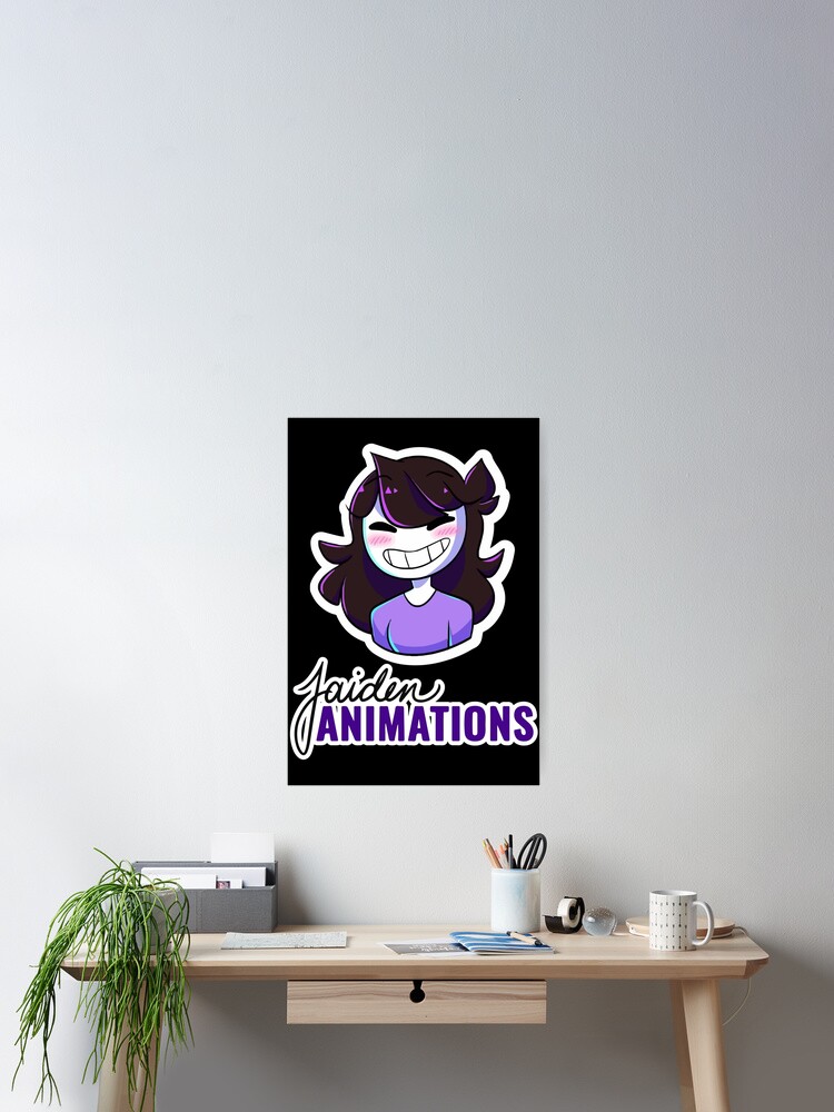 Jaiden Animations Merch Poster Art Wall Poster Sticky Poster Gift For Fan