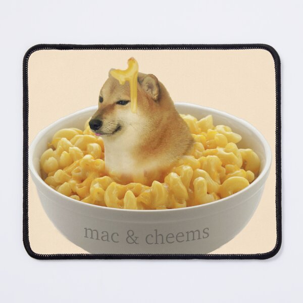 Item preview, bowl of mac and cheems designed and sold by Shop4Gamers.
