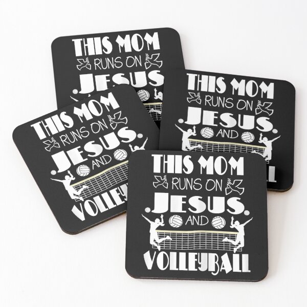Item preview, This Mom Runs On Jesus Volleyball Mom Happy Mothers Day Classic T-Shirt designed and sold by batesyadi3.