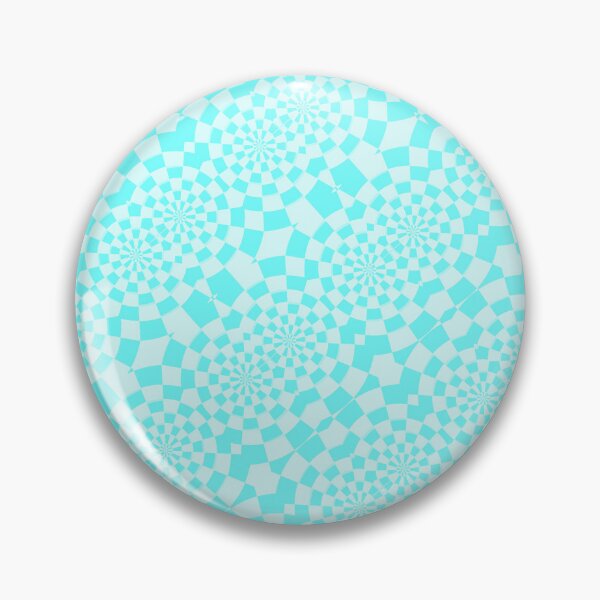 Item preview, Checkered blue white kaleidoscopic pattern 2 designed and sold by LittleCountess.