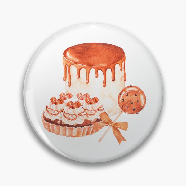 Item preview, Caramel sweets. Watercolor illustration. designed and sold by Trilisti.