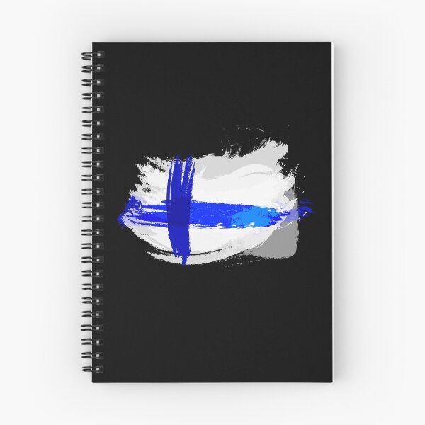 Item preview, Finland Flag in Grunge Paint Style designed and sold by Store-Designify.