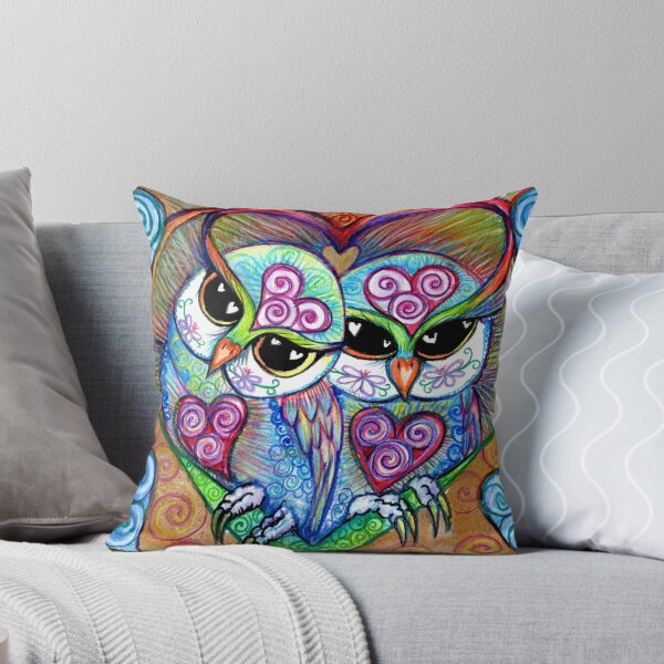 Item preview, Rainbow Spirit Owls in black by Sheridon Rayment designed and sold by Sheridon Rayment.