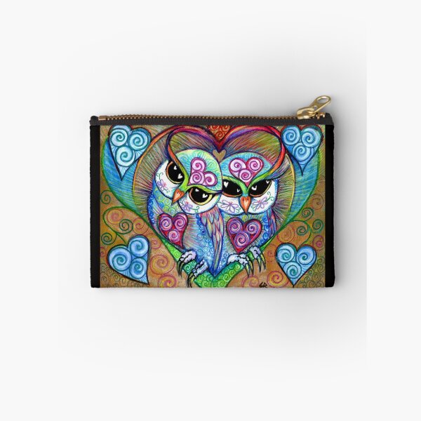 Item preview, Rainbow Spirit Owls in black by Sheridon Rayment designed and sold by Sheridon Rayment.
