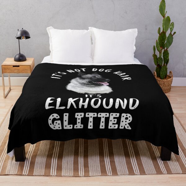Item preview, It's not dog hair it's NORWEGIAN ELKHOUND glitter funny dog quote designed and sold by theshirtinator.