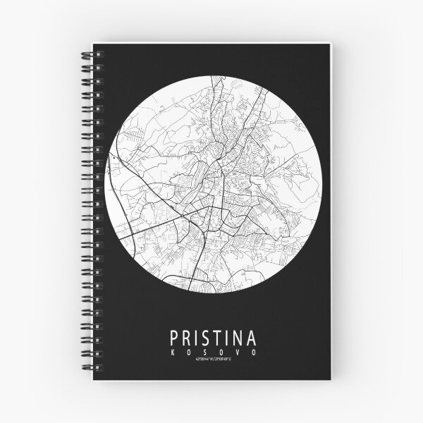 Item preview, Pristina City Map of Kosovo - Full Moon designed and sold by deMAP.