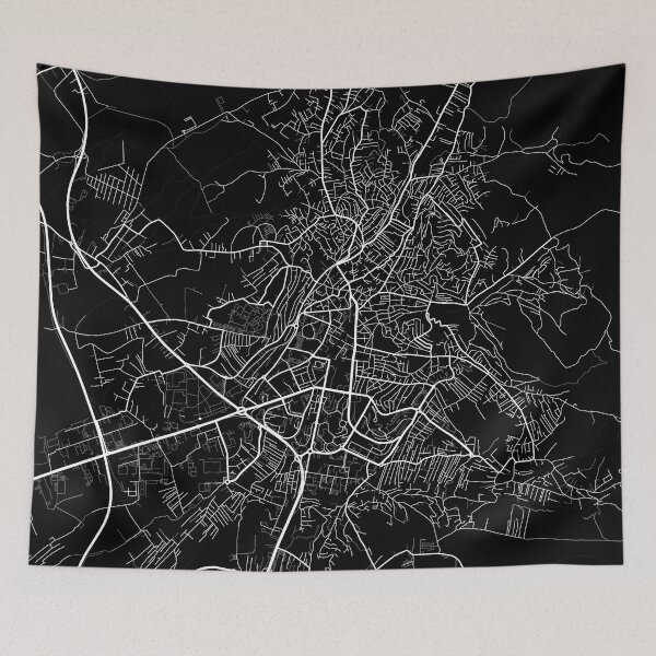 Item preview, Pristina City Map of Kosovo - Full Moon designed and sold by deMAP.