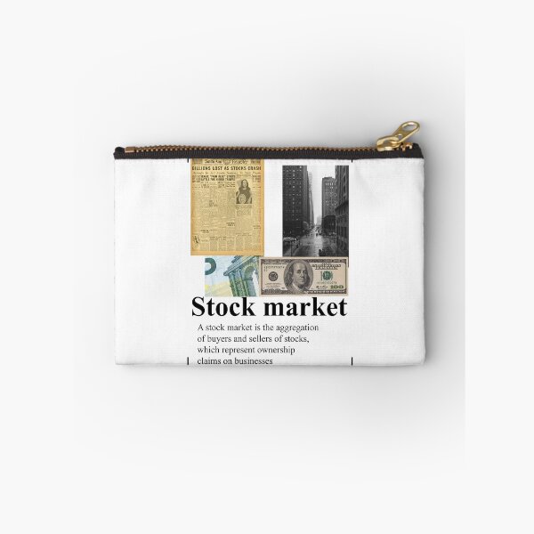 Item preview, stock market collage designed and sold by Jabaroni.