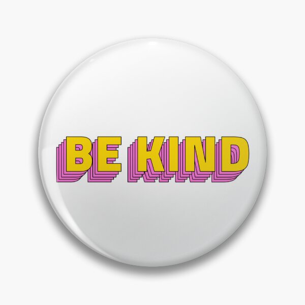 Item preview, Be kind, layered typography retro style designed and sold by sirineab.