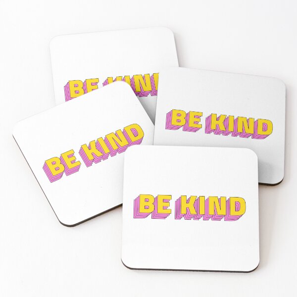 Item preview, Be kind, layered typography retro style designed and sold by sirineab.