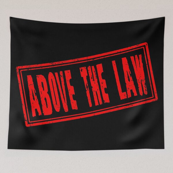 Item preview, Above The Law (Vintage Retro Stamp) designed and sold by SassyClassyMe.