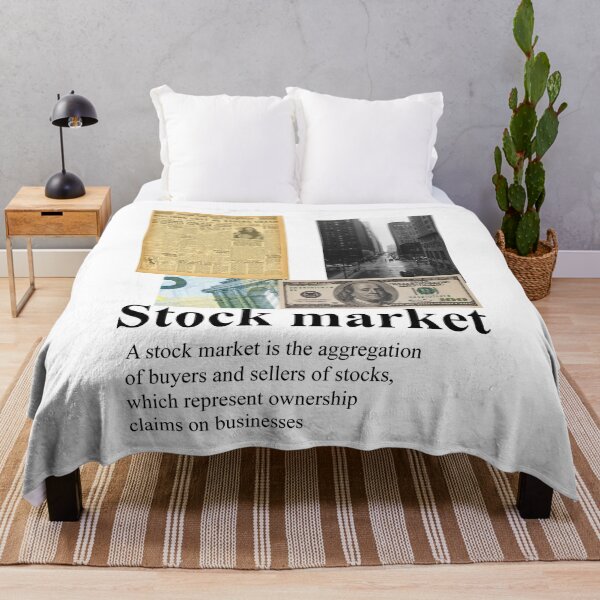Item preview, stock market collage designed and sold by Jabaroni.