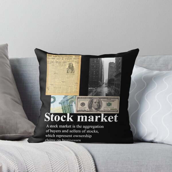 Item preview, stock market collage designed and sold by Jabaroni.