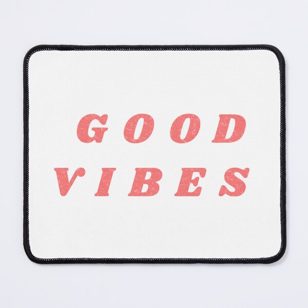 Item preview, pink Good Vibes white border designed and sold by sirineab.