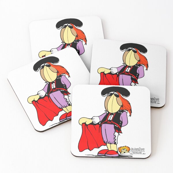 Item preview, Bull Fighting Matador Nestor - Clamkin Family Cartoon Character designed and sold by Bruce Ingrassia.