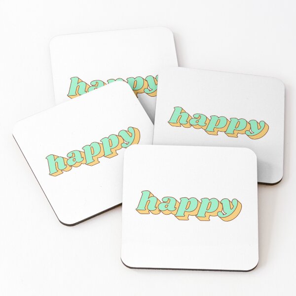 Item preview, Happy retro 3D typography designed and sold by sirineab.