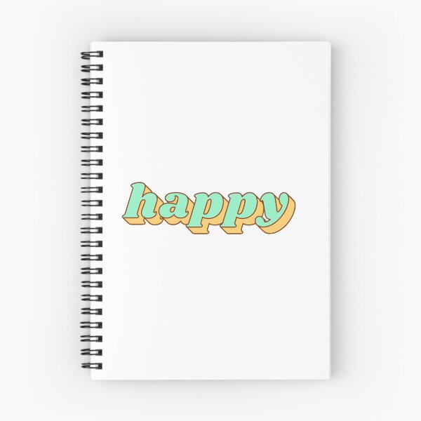 Item preview, Happy retro 3D typography designed and sold by sirineab.